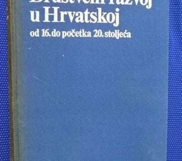 Mirjana Gross – Društveni razvoj u Hrvatskoj - cover