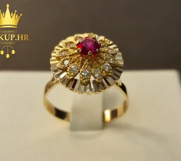 ZLATNI PRSTEN 14K 3,69g / R1, RATE ! - cover