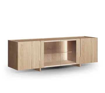 TV Komoda Tivoli 180x46 cm Sa Staklom, Materijal: Mogućnost izbora - cover