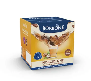 Borbone NOCCIOLONE instant napitak s okusom cappuccina od lješnjaka - cover