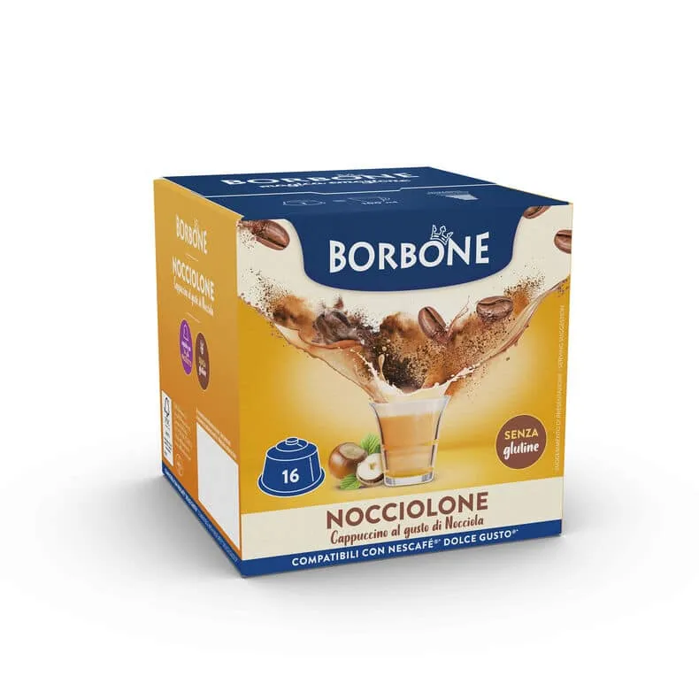 Borbone NOCCIOLONE instant napitak s okusom cappuccina od lješnjaka - cover