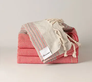 Peshtemal Terra, Coral Blush - cover