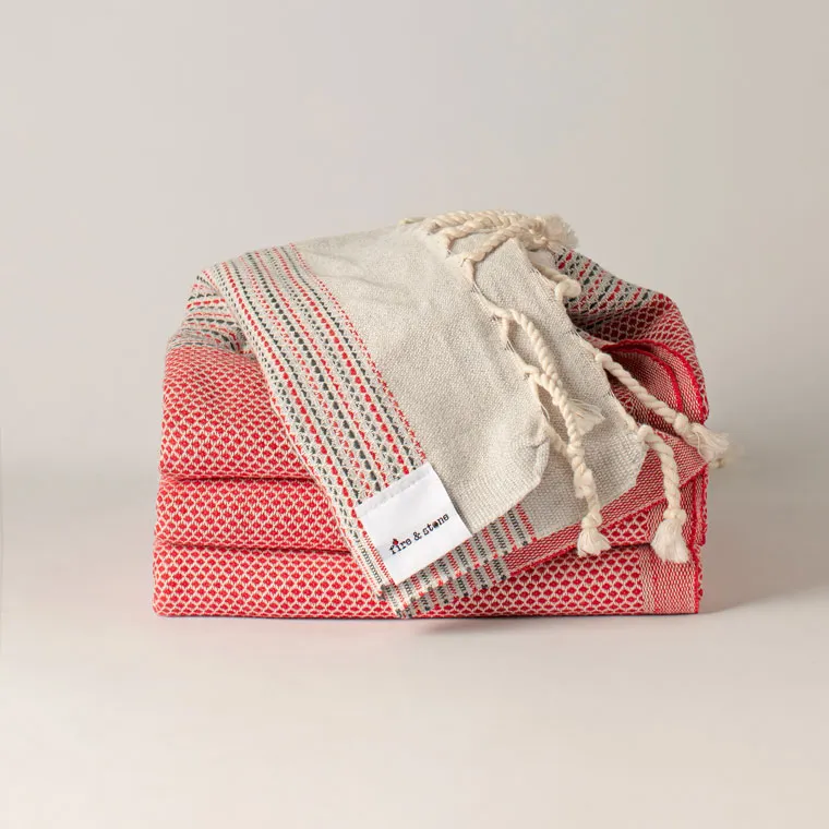 Peshtemal Terra, Coral Blush - cover