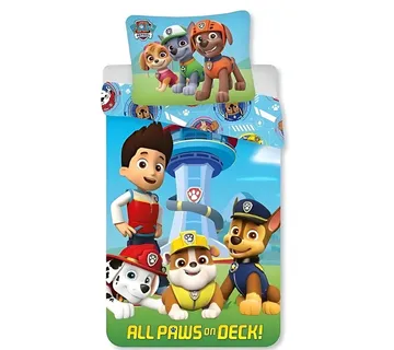 Paw Patrol ‘Paws on Deck’ posteljina za bebe, 100×135 cm - cover