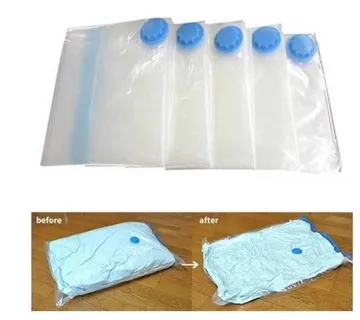 (7-djelni JUMBO paket) Vreće za vakumiranje odjeće i gratis pumpa - Zagreb