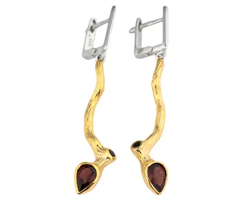 Srebrne naušnice Lennox - cover