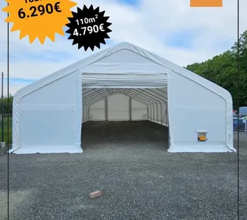Montažna hala / montažni šator 9.15x20m 4,5m (V) 183m2 DOSTUPNO ODMAH - cover