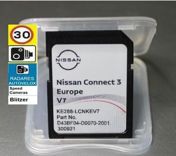 NISSAN navigacija SD kartica sa najnovijim kartama cijele EU - cover