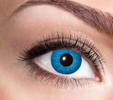 Tjedne kontaktne leće Electro Blue - cover