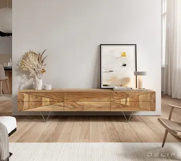 Komoda Designer Wyatt 175x40cm, Materijal: Sheesham - cover