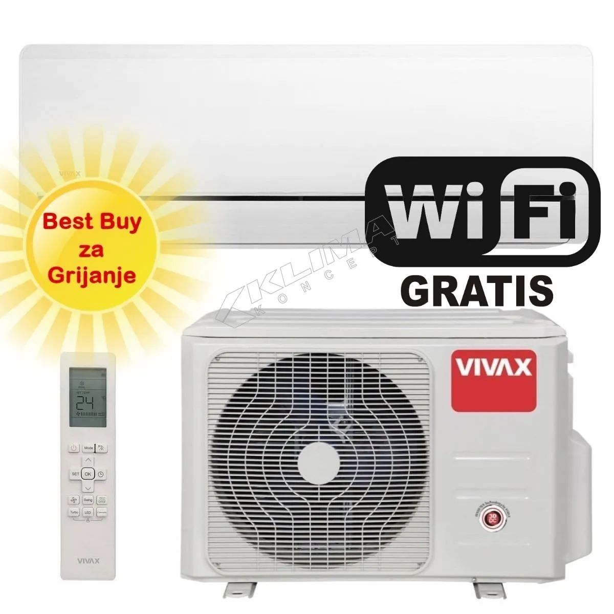 VIVAX KLIMA UREĐAJ ACP-12CH35AEHI+ R32 - cover