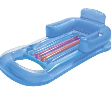 Madrac na napuhavanje s naslonom plavi BESTWAY 43028 - cover