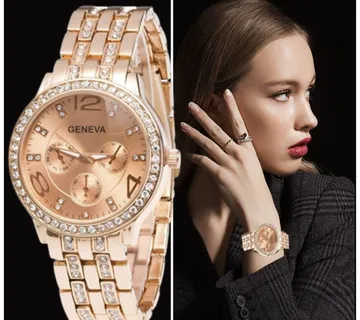 Metalni ženski sat sa cirkonima - Hit cijena do isteka zaliha - cover