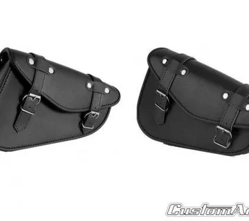 CUSTOMACCES leather saddlebags DETROIT - cover