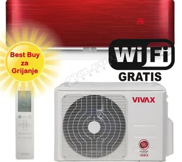 VIVAX KLIMA UREĐAJ ACP-12CH35AERI+ R32 RED - cover