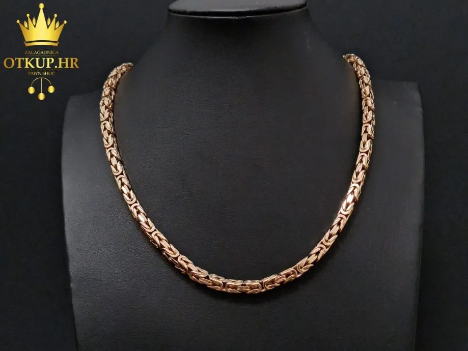 ZLATNI LANAC KRALJEVSKI VEZ 197.03G 14K / R1, RATE !! - cover