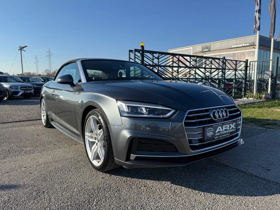 Audi A5 Cabrio 2.0TDI 190ks S-TRONIC S-LINE °VIRTUAL°NAVI°KOŽA°KAMERA° - cover
