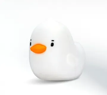 LED noćno svjetlo u obliku patkice s funkcijom kromoterapije - cover