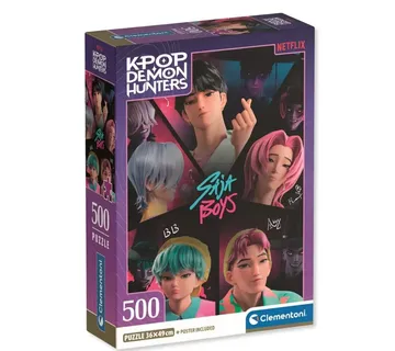 KPop Demon Hunters puzzle – Saja Boys, 500pcs - cover