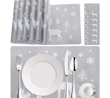 Božićni podmetač za stol - komplet 12 komada - cover