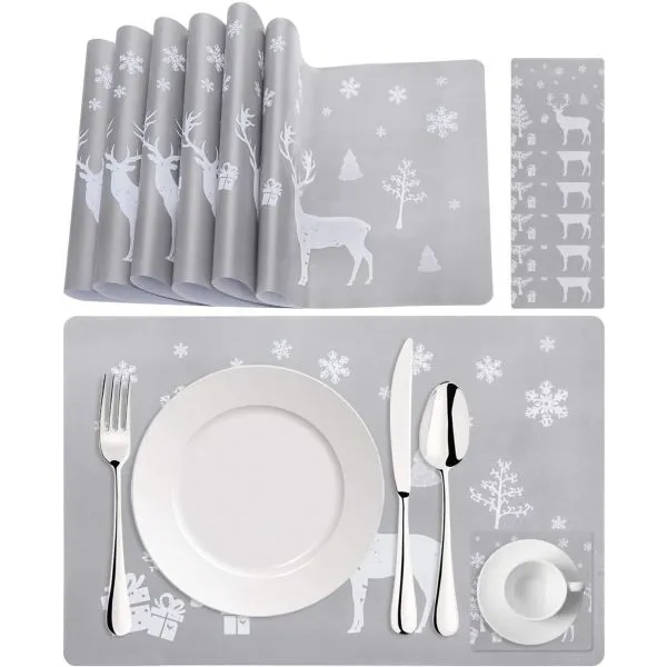 Božićni podmetač za stol - komplet 12 komada - cover