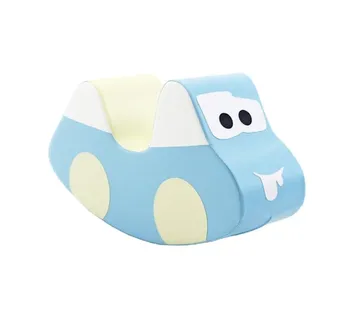Soft Play Ride On Toy - Light Blue Car - cover