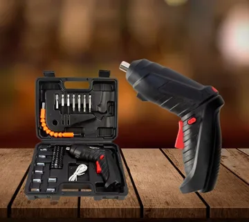 Bežična Električna Bušilica (3.6V) - Set od 47 Dijelova - cover