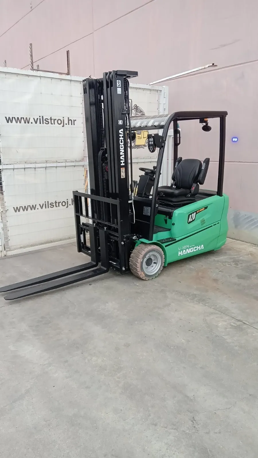 Viličar čeoni elektro 2 tone HANGCHA CPDS20-AD6-I - LI-ION BATERIJA - Split