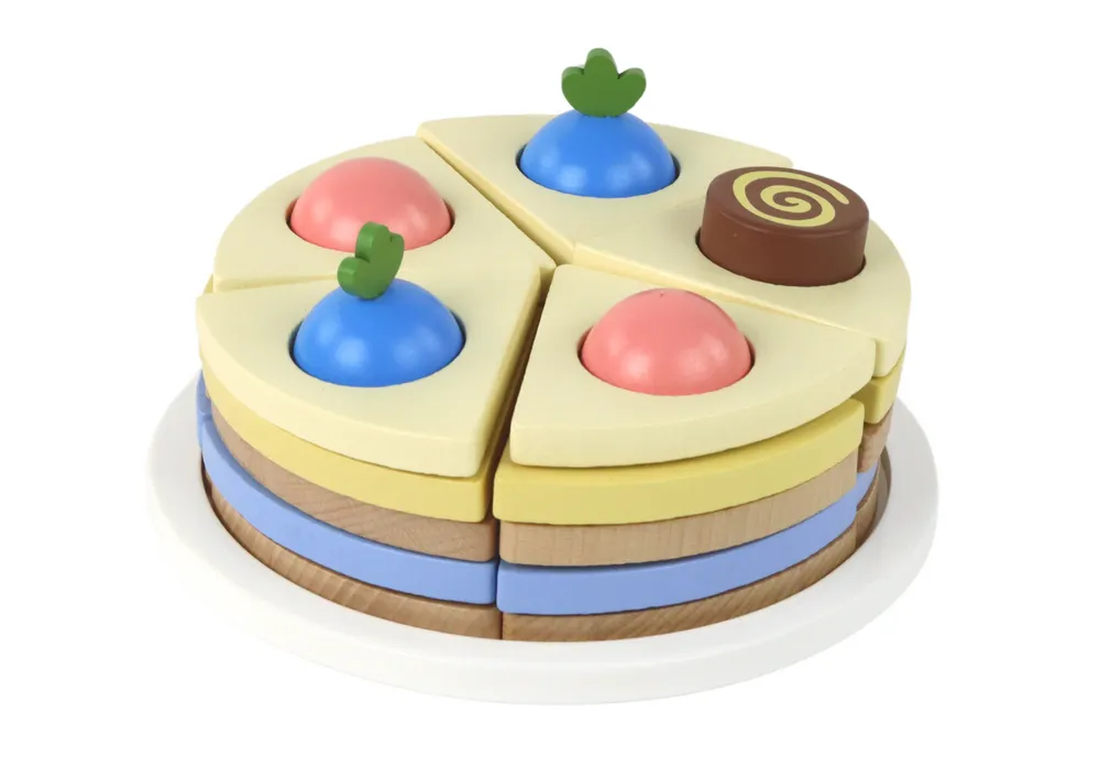 drveni kolač komadi torte - 8 komada. - slika 4
