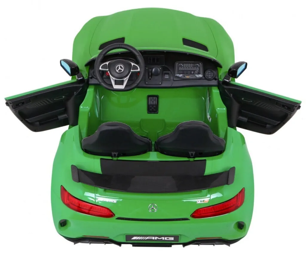 licencirani auto na akumultor mercedes benz gt r 4 x 4 - zeleni - slika 12