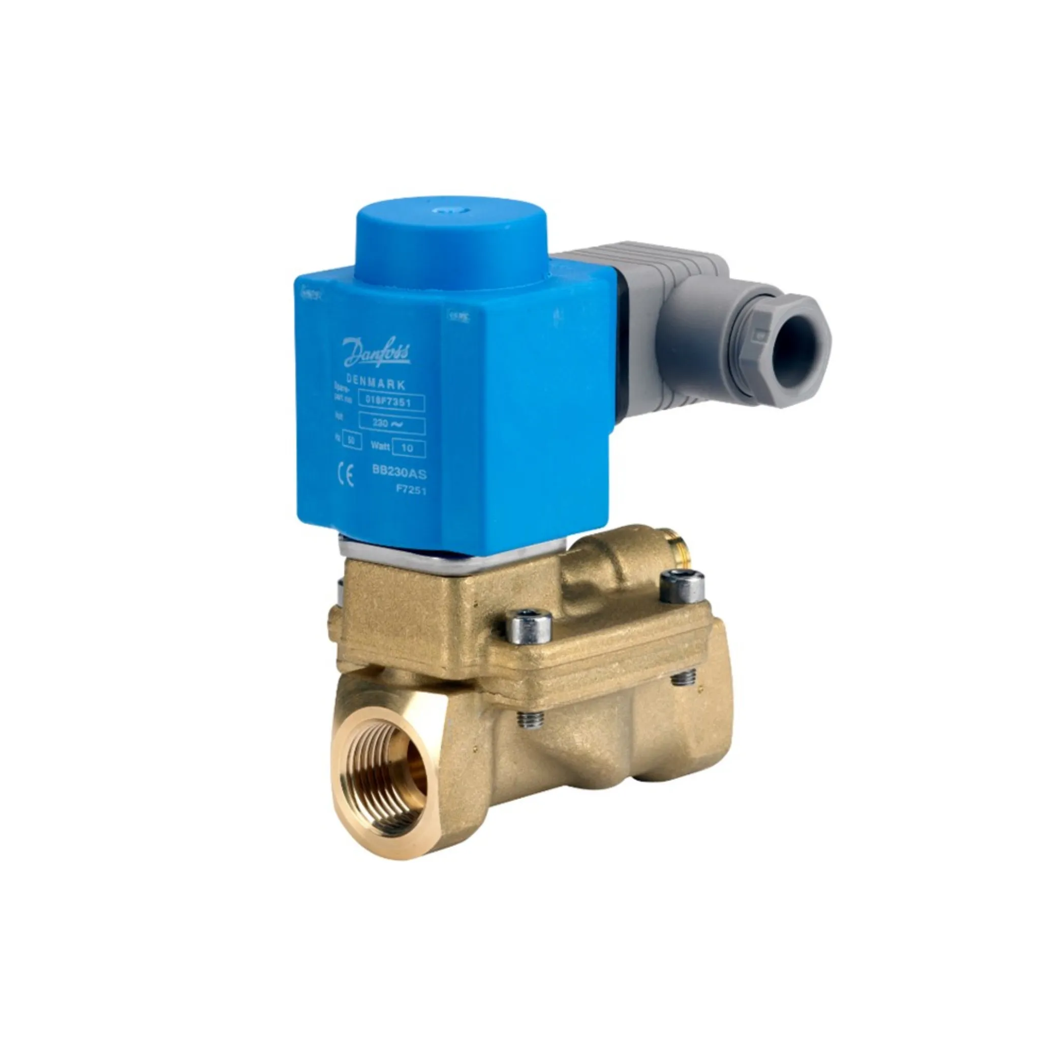 DANFOSS Ventil EV220B 50 B G2N NC; NBR G 2", 0.3-10 bar, NC, za vodu do 90C