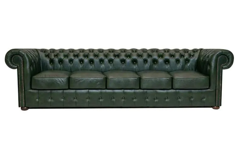 Chesterfield Garnitura Class Leather | 5-sjedišta | Cloudy Green - Ježdovec, Zagreb