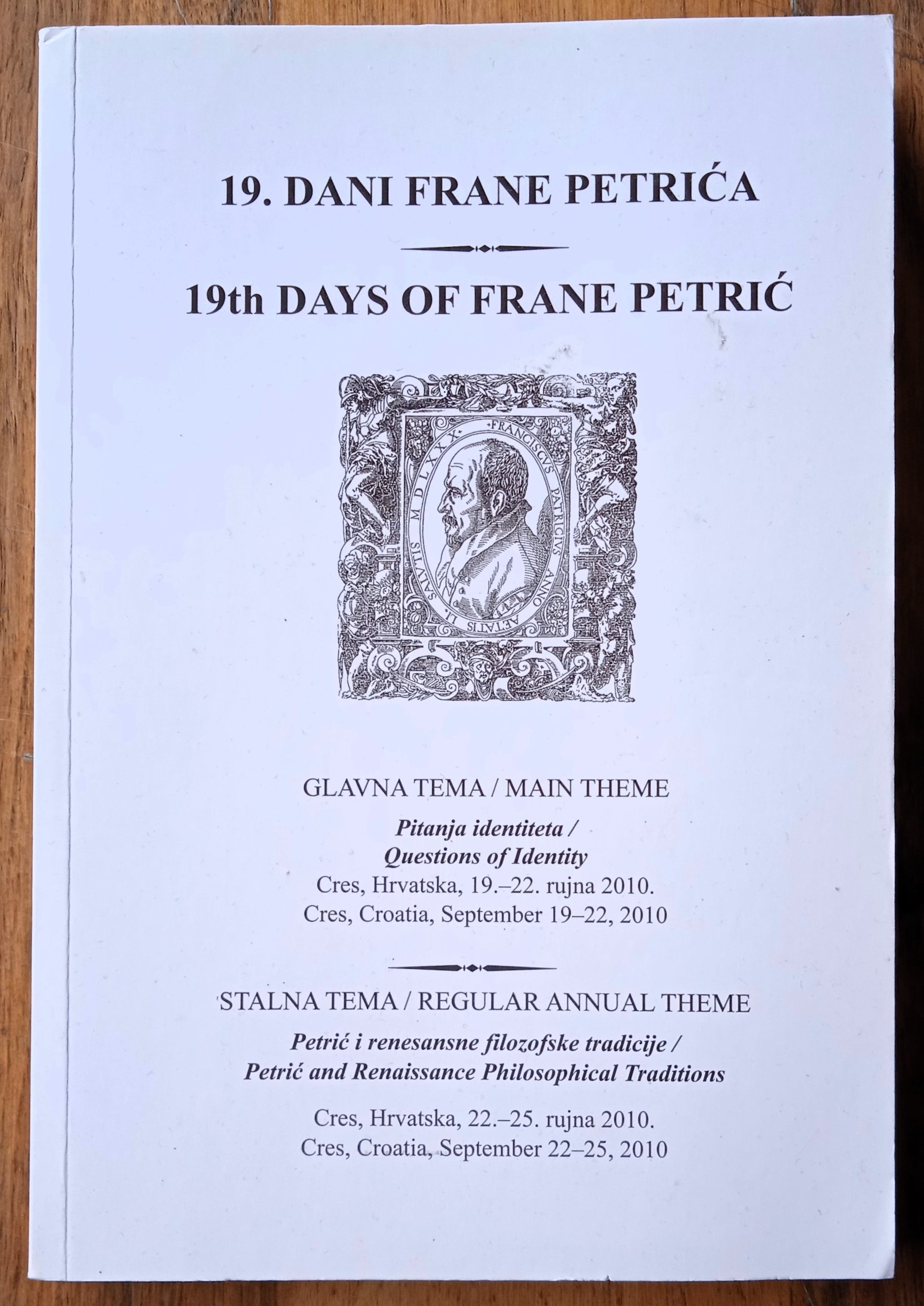 19. DANI FRANE PETRIĆA Cres 2010 - Sisak