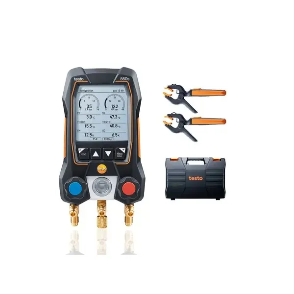 TESTO Manometar digitalni s bežičnim temp. sondama za cijevi 550s - Marinići, Viškovo