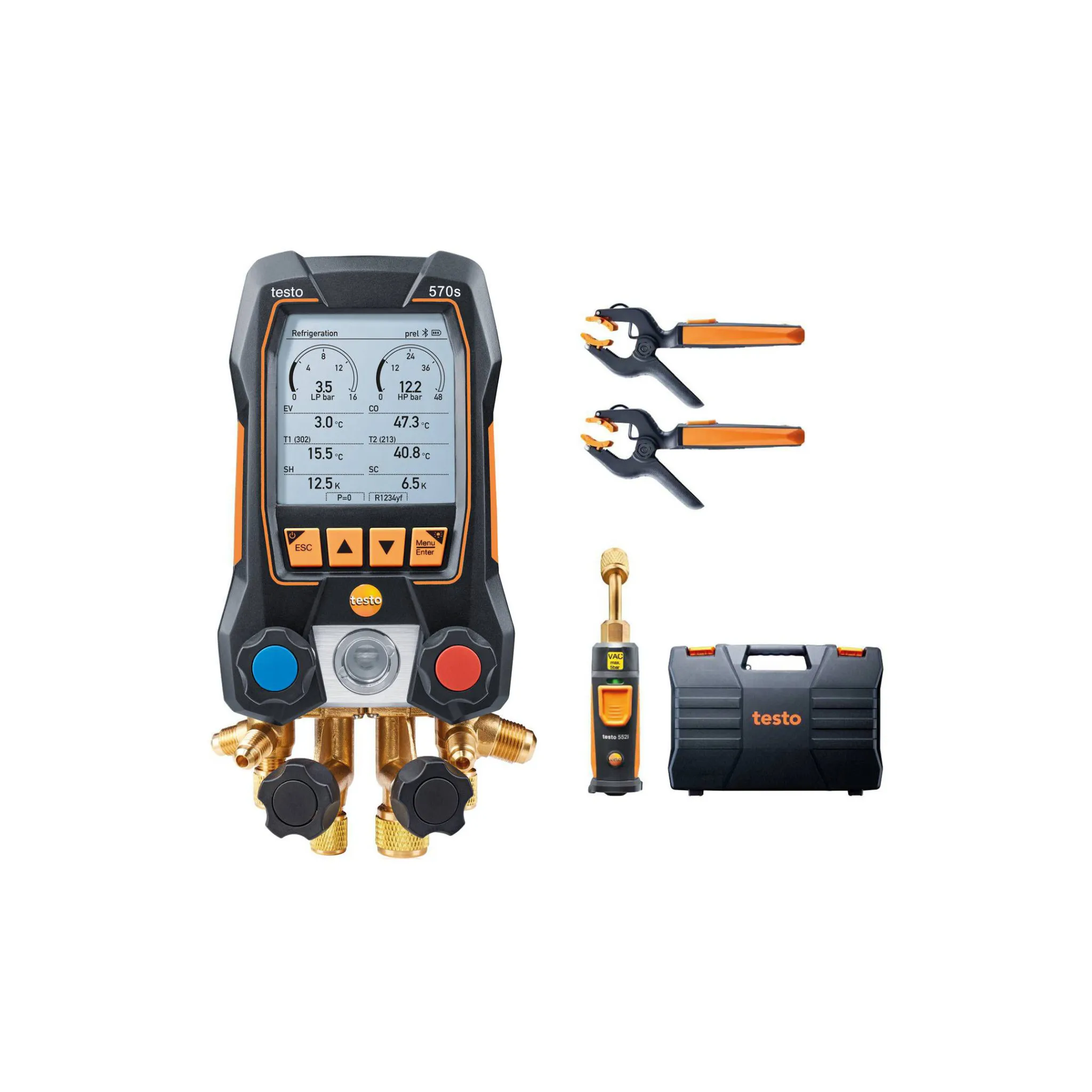 TESTO 570s pametni vakuumski set - Pametni digitalni manometar