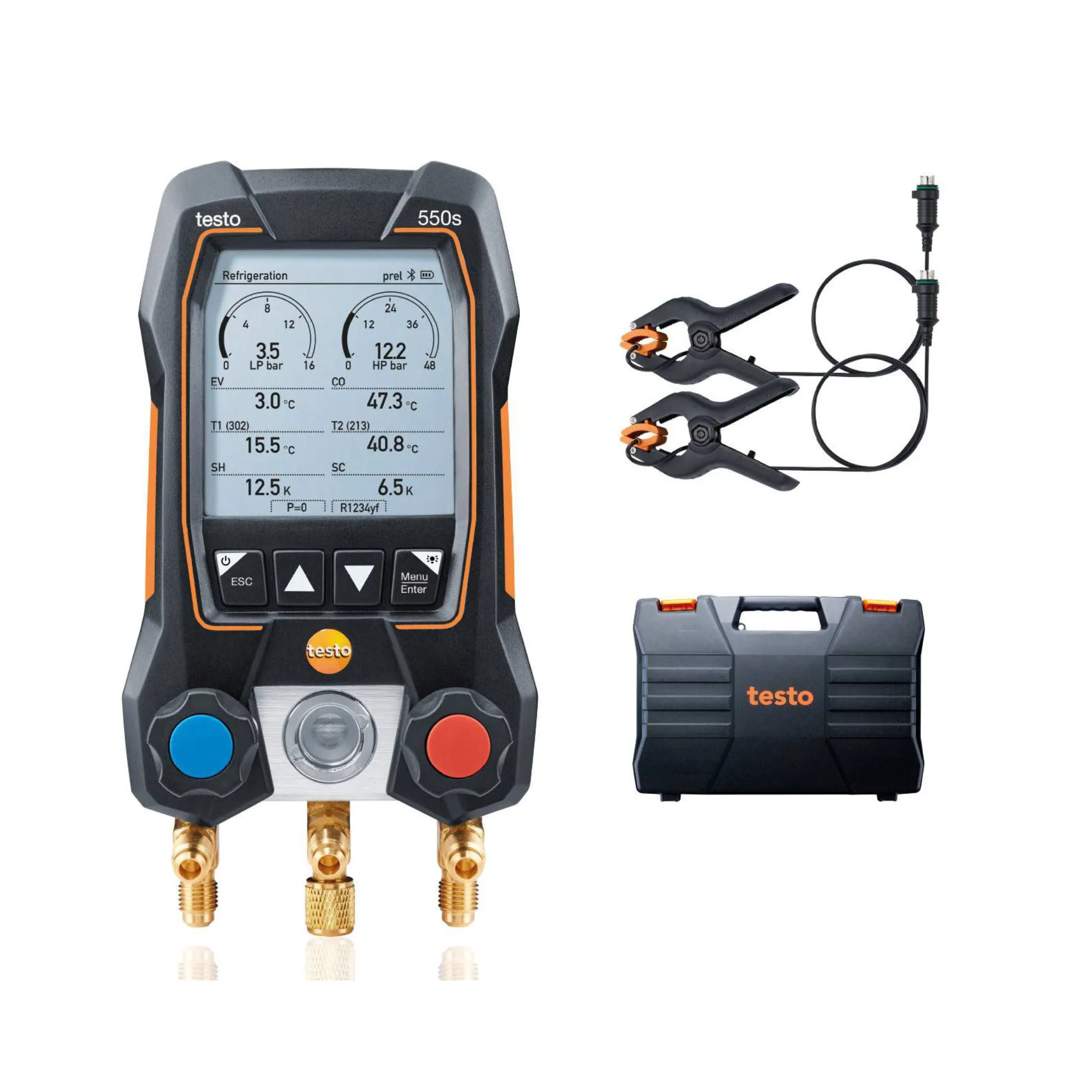 TESTO Manometar digitalni pametni 550s