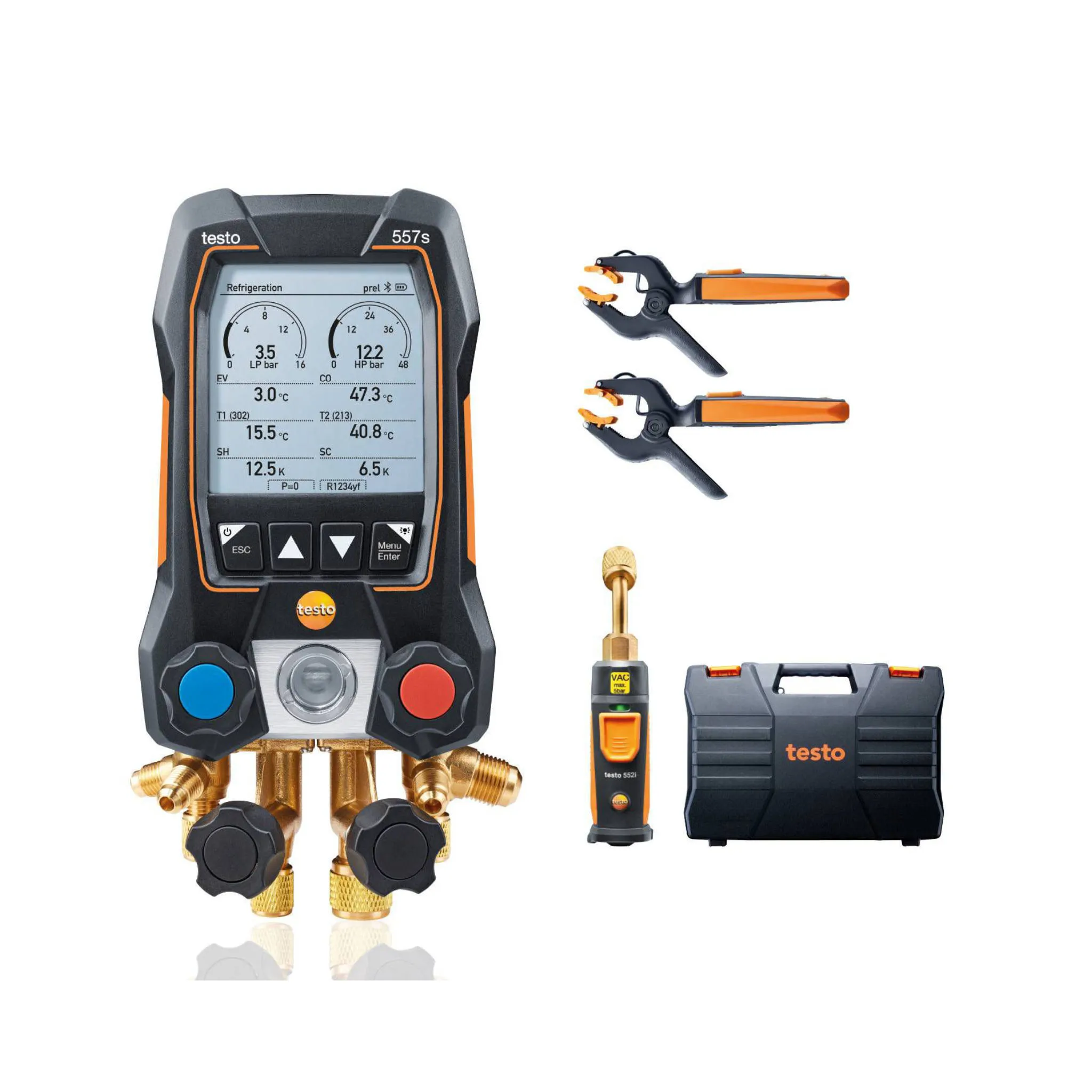 TESTO Manometar digitalni pametni 557s vakuumski set