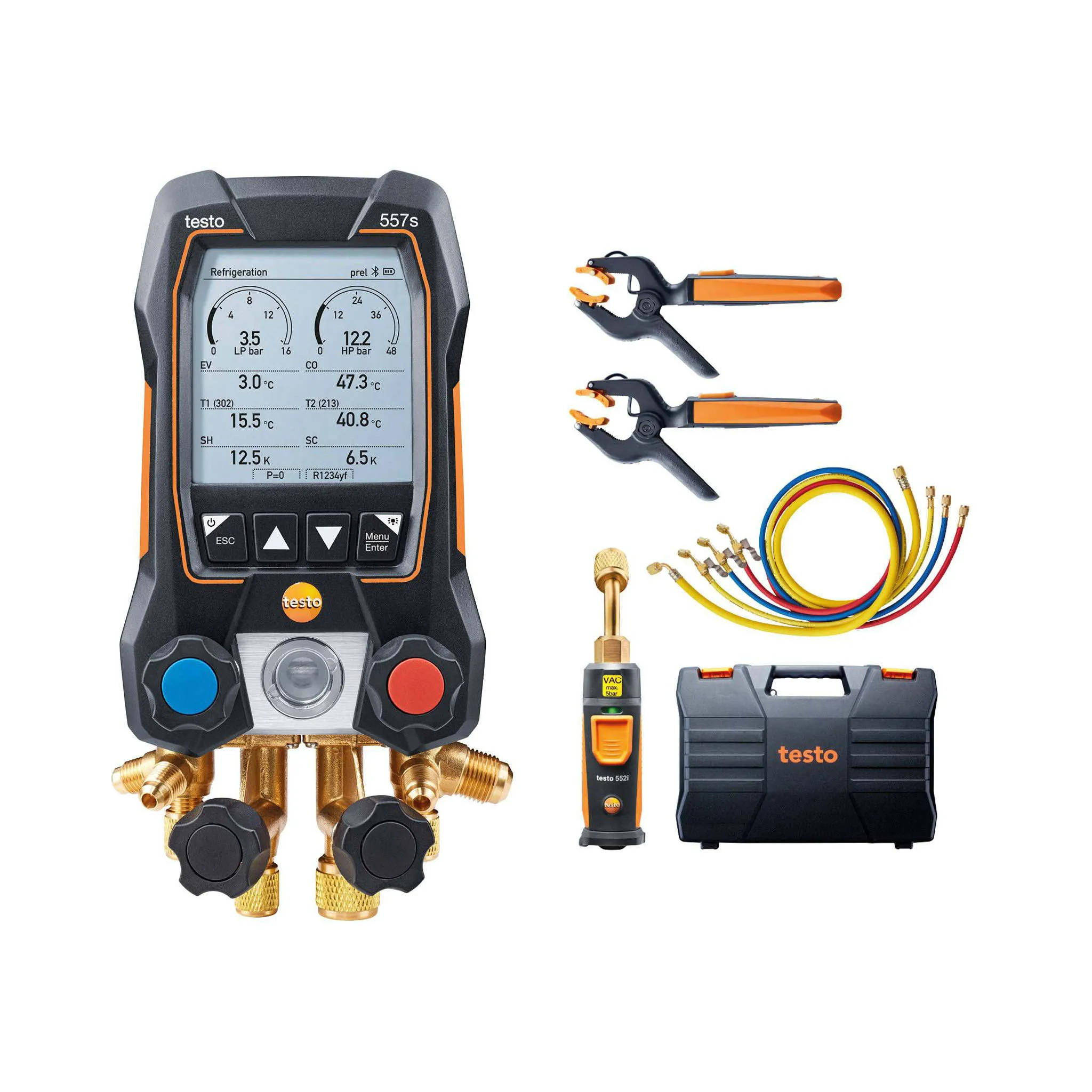 testo manometar digitalni pametni set t557 bežična vakuumska sonda - slika 5