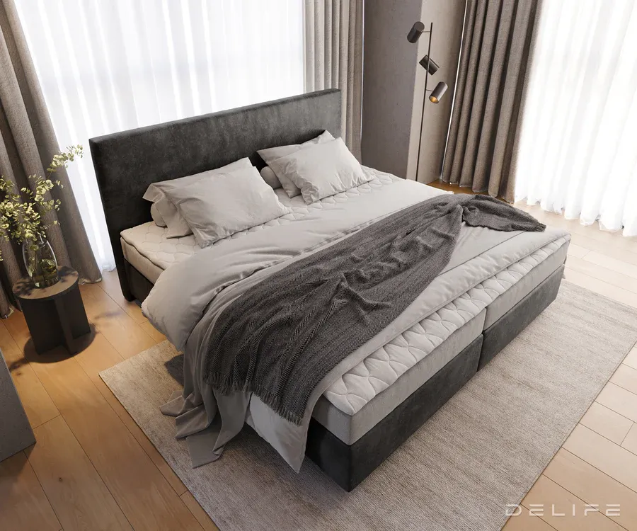 box spring krevet dream-well s madracem i nadmadracem - slika 2