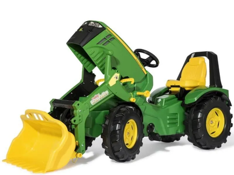 rolly toys john deere 8400r traktor na pedale s utovarivačem - slika 2