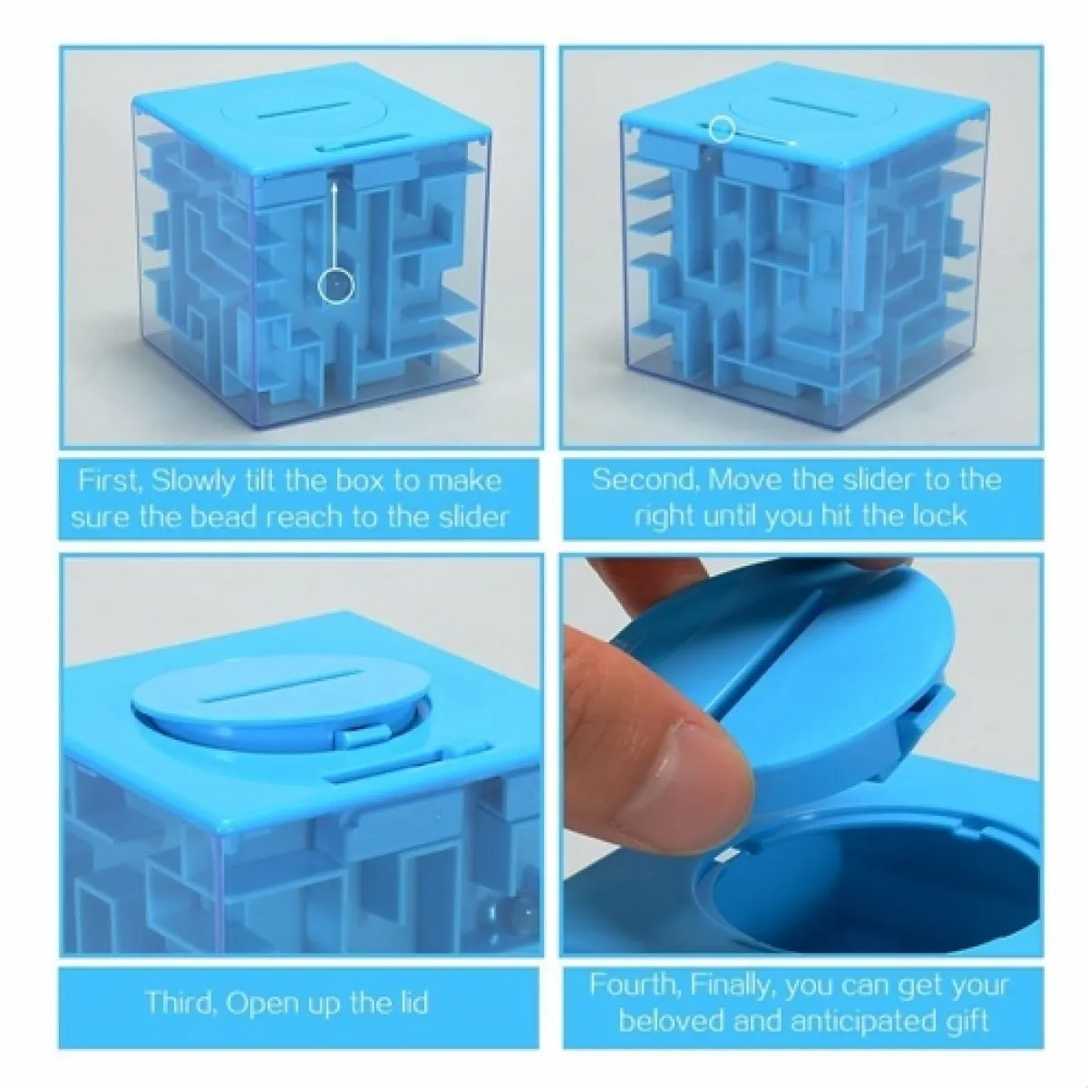 kasica - 3d labirint/puzzle - slika 6