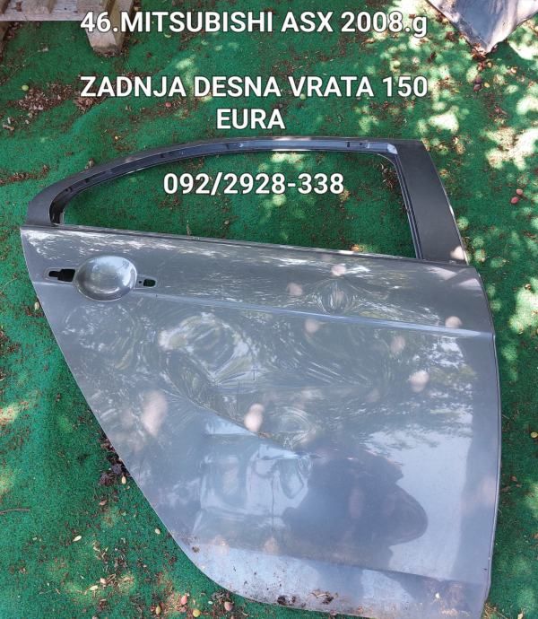 Mitsubishi ASX 2008.g zadnja desna vrata - Hrvatski Leskovac, Zagreb