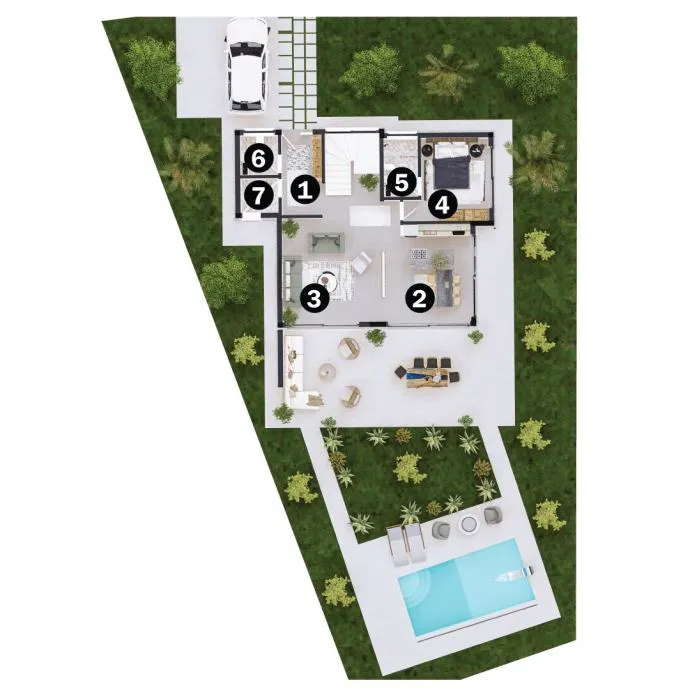 lovrečica-luksuzna vila 100 m od plaže (prodaja) - slika 5