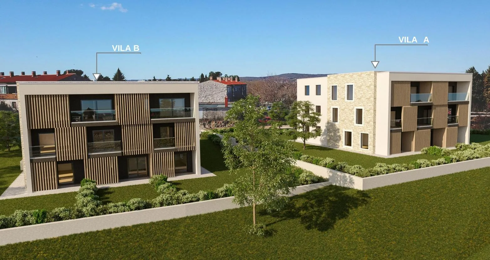 labin, penthouse stan u urbanoj vili s pogledom na more a7 - slika 3