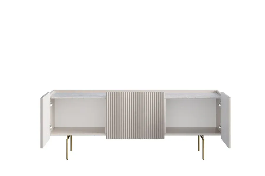 tv komoda malmi 150cm, 2 vrata i 1 ladica, materijal: mdf - slika 5