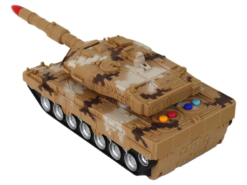 remote controlled rc tank 27mhz yellow - slika 4