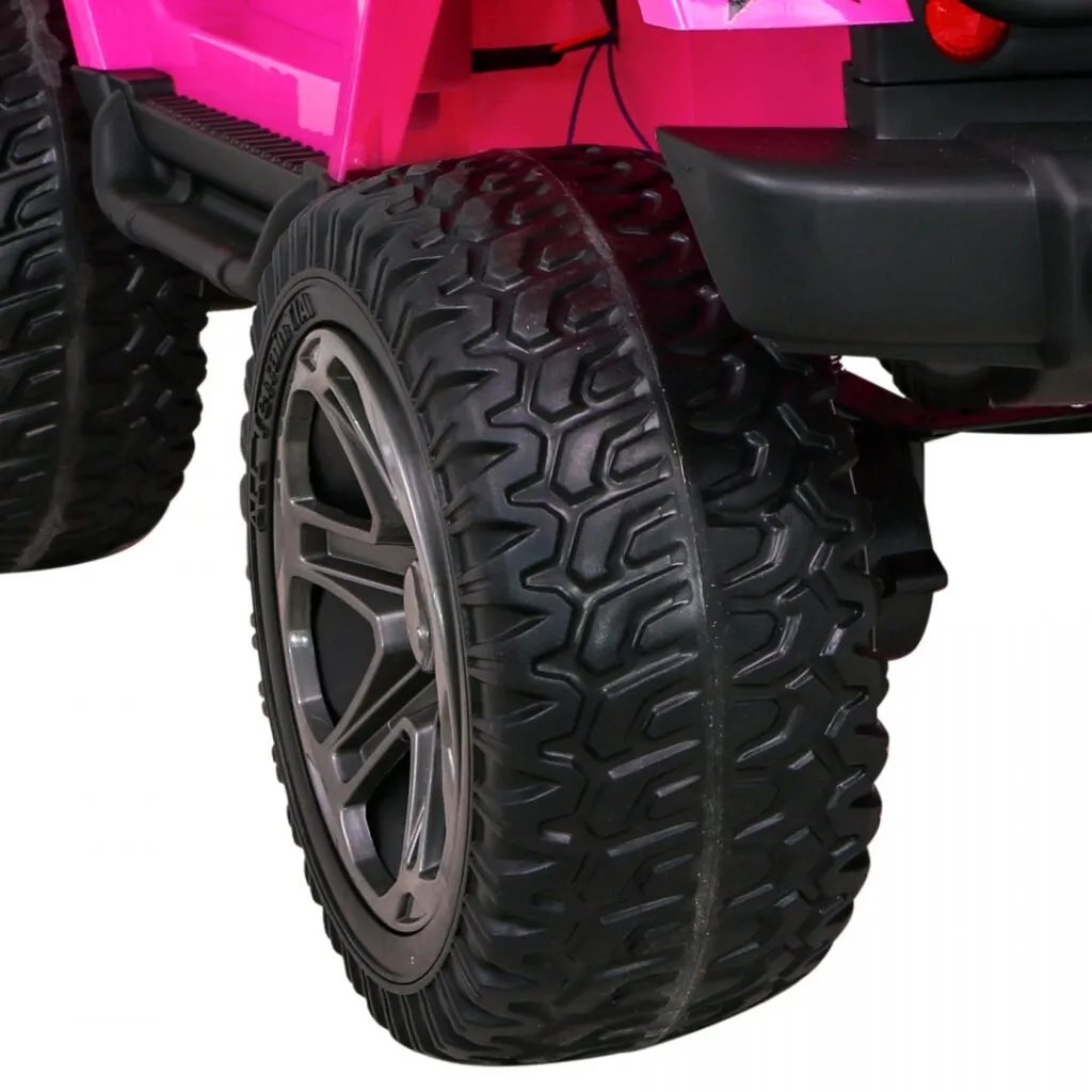 auto na akumulator monster jeep 4 x 4 - dvosjed - rozi - slika 7