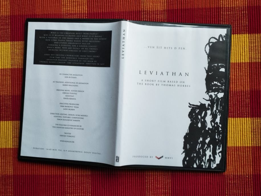 Simon Bogojević Narath - Leviathan ( Thomas Hobbes) DVD - Samobor
