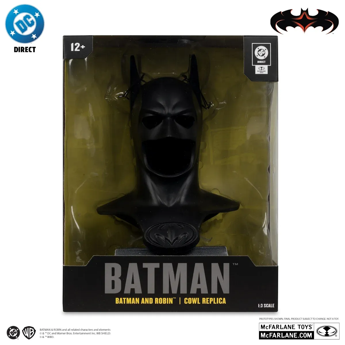 mcfarlane dc direct – batman (batman and robin) cowl replica - slika 4