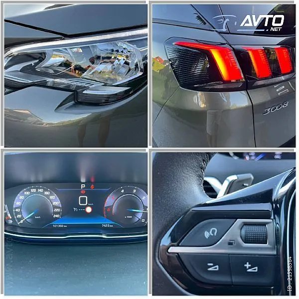peugeot 3008 1.5 bluehdi 130 active-1 vlasnik-alu-navi-pdc-led - slika 15